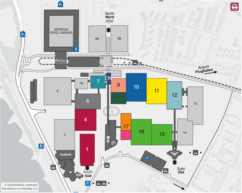 Plan salon ProWein 2025